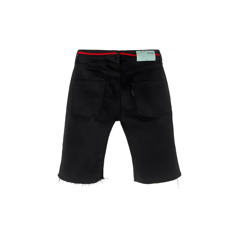 OFF WHITE Casual Shorts, Regular Fit Men's Black-1