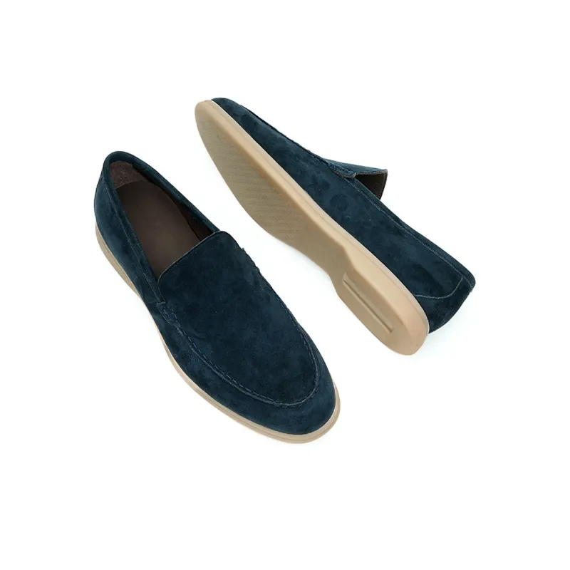 ASTON M.JAZZ Loafers Men Dark Blue/Dark Gray/Dark Coffee-5