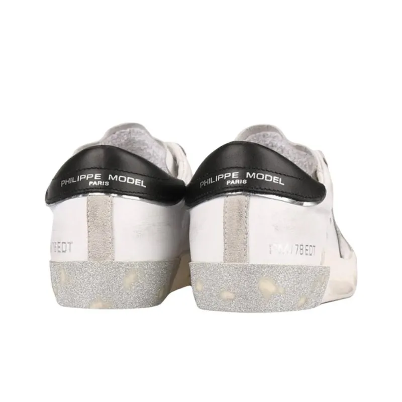 PHILIPPE MODEL Low Top Skateboard Shoes Women's White Gray-3