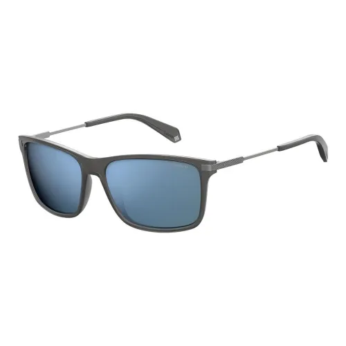 Timberland Acetate Plastic Square Sunglasses Men's Black