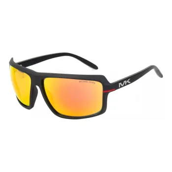 MICHAEL KORS Square Sunglasses Men's Black
