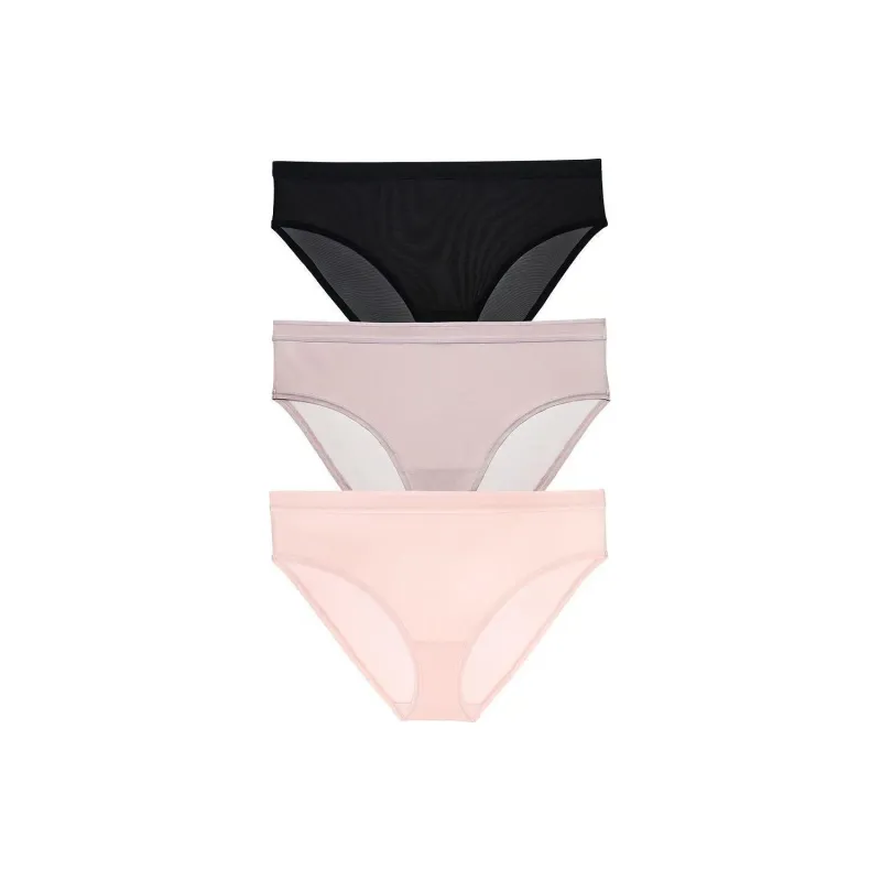 Victoria's Secret CURVY COUTURE Sheer Mesh High Cut Brief 3 Pack Underpants Women's 3 Pack-0