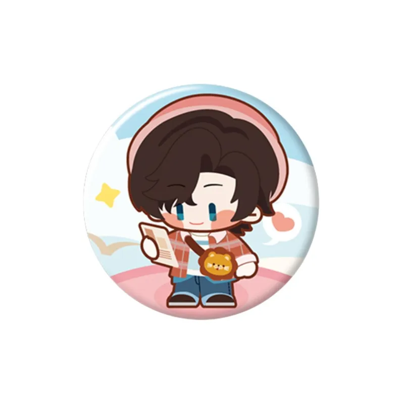 MIHOYO Book Of Undetermined Events Yoyo Time Collection Chibi Mini Tinplate Badge Set Badges-2