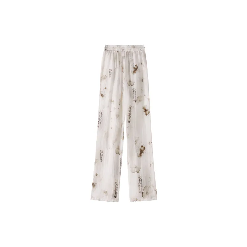 0571 Family Casual Pants Women's Apricot-1