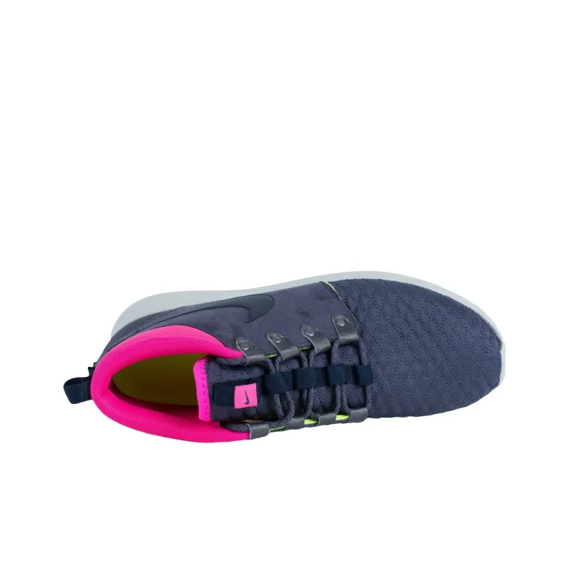 Nike Roshe Run Sneakerboot Gridiron/Dark Obsidian Pinkfl Volt-2