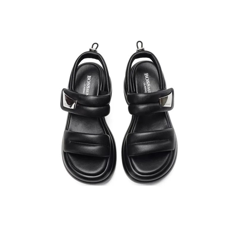 BOSSSUNWEN One Strap Sandals 6.5cm Women's-3