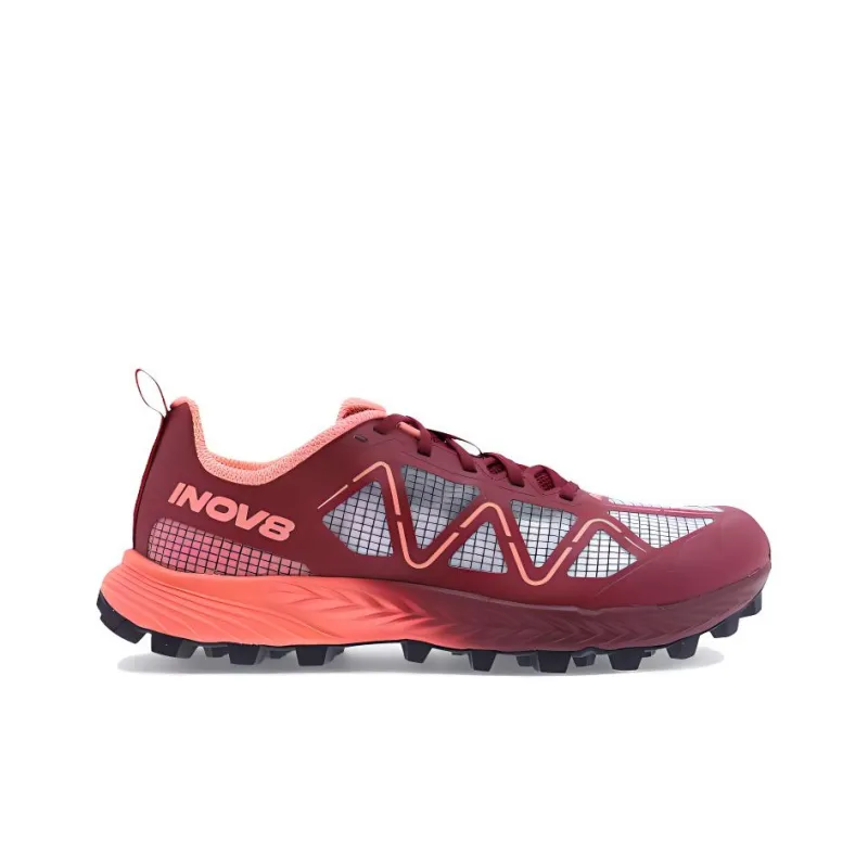 INOV-8 Cushioning Lightweight Low-Top Trail Running Running Shoes Women's Burgundy-1