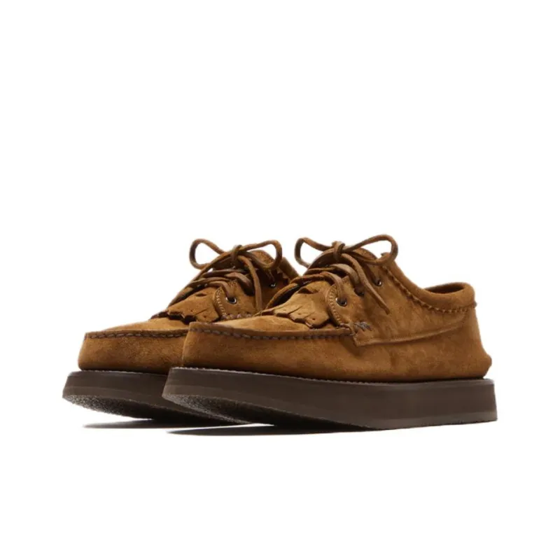 YUKETEN Loafers Men Brown-2