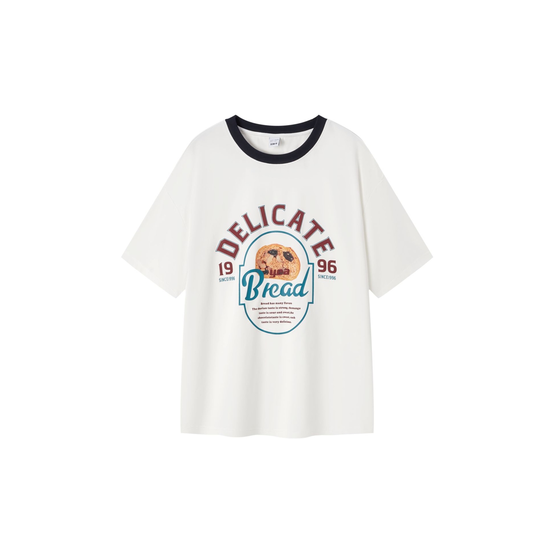 SEM/R T-Shirts Women's Blue White Tone 00381 XS - POIZON