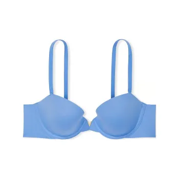Victoria's Secret LOVE CLOUD Smooth Lightly Lined Demi BraBlue Bonnet Bra Women's Blue