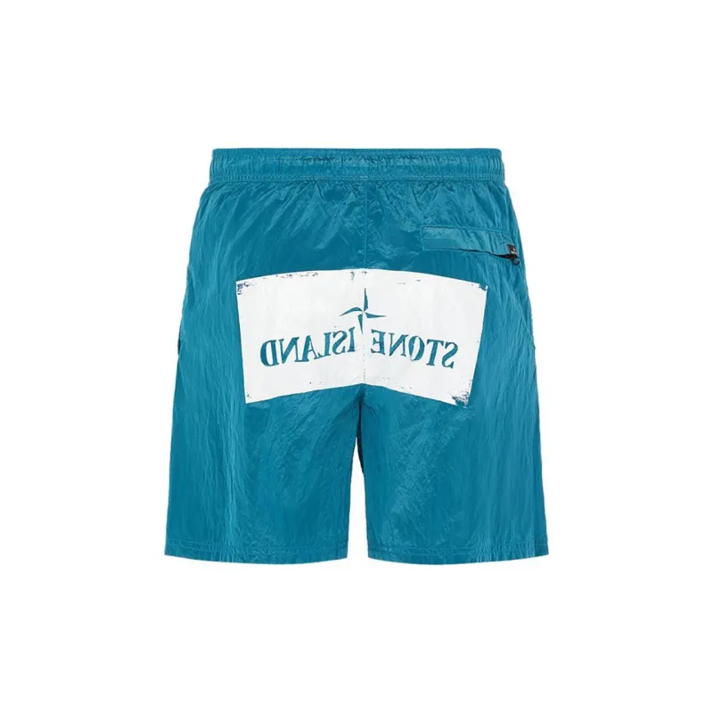 STONE ISLAND Swimming Shorts Men's Blue-1