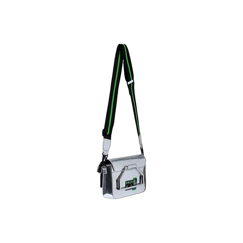 LiNing PU Shoulder Bag Crossbody Bag Regular Unisex Silver-2