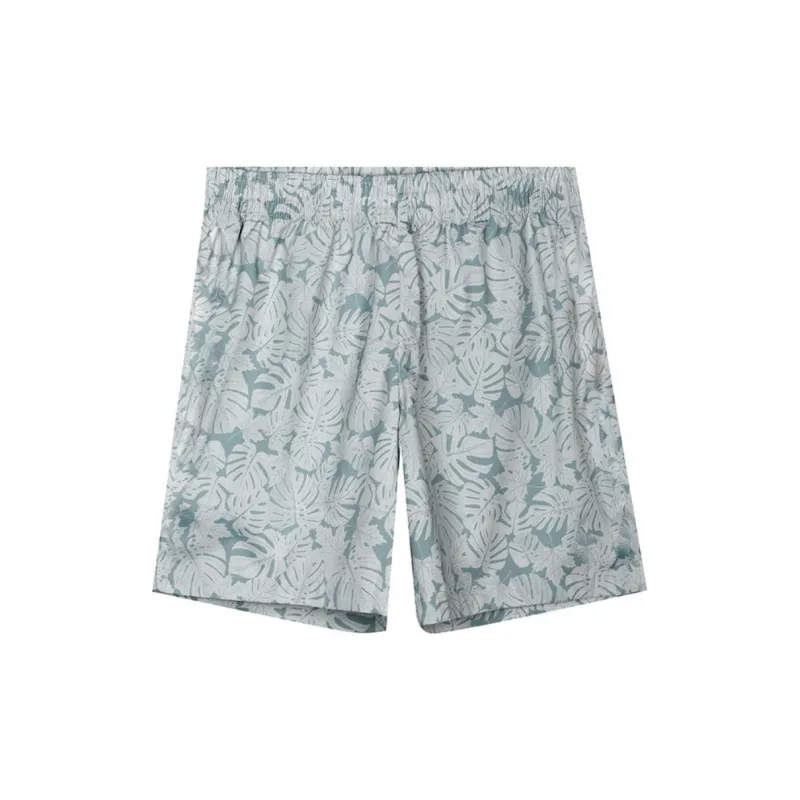 QIAODAN Casual Shorts Men's Mountain Shadow Green/light Moss Gray-1