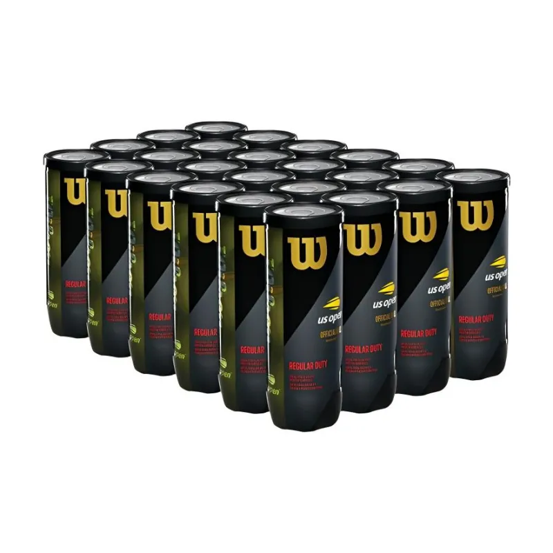 Wilson US Open Regular Duty Tennis Balls Felt Match Ball Competition Yellow-0