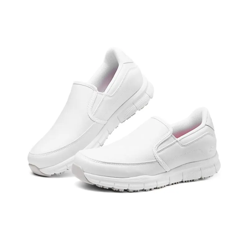 Skechers Relaxed Fit Wear resistant And Lightweight Low Top Casual Shoes Women's White-2