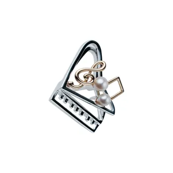 MIKIMOTO Brooches Women's Silver