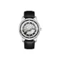 Silver Case Black Dial Black Strap (Box)