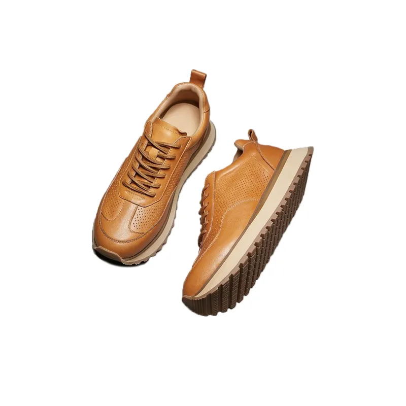 Voguhomme Slip-Resistant Breathable Mid-Top Casual Shoes Men's-0