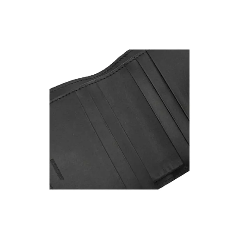 Burberry Leather Card Clip Wallets Regular Women's Black-6