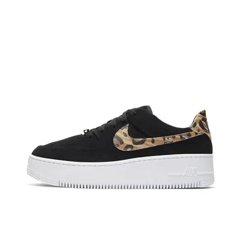 Nike Air Force 1 Skateboard Shoes Women's Low-Top Black