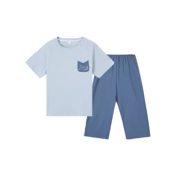 MADALLO Pajama Set Women's Light Blue