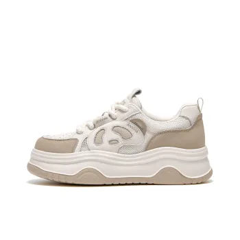 Spider King Skateboard Shoes Women's Beige Apricot