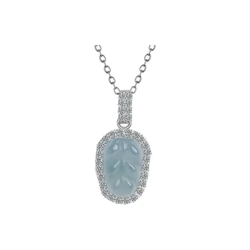 With The Heart Of The Jade Glutinous Jade Necklaces Women's