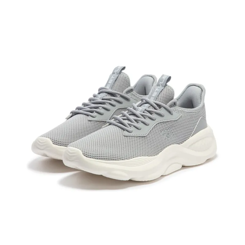 361° Cloudwalk Slip-on Anti-Slip And Wear-Resistant Breathable Low-Top Casual Shoes Men's Cool Mist Gray-2