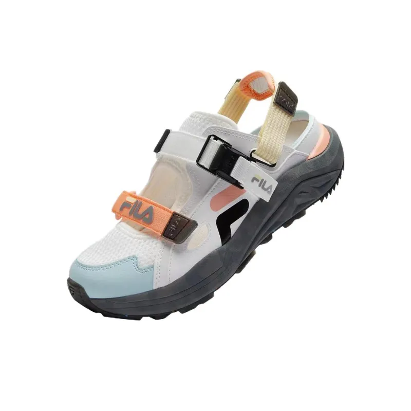 FILA KIDS Slip Resistant Shock Absorbers Children's Sandals White Blue Unisex-2