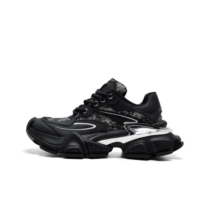 CHERYKALLY Durable Breathable Coverage Low-Top Chunky Sneakers Women's-6