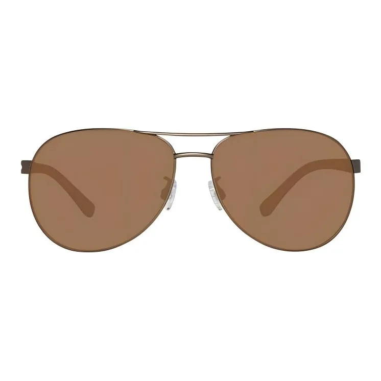 Timberland Metal Polycarbonate Aviator Sunglasses Men's Silver-1