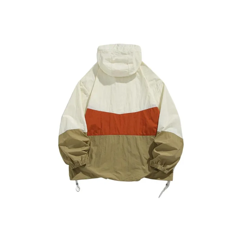 Jeep UPF50+Thin Breathable Solid Color Drawstring Hooded Sun Protection Clothing Unisex-1