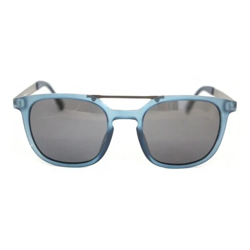 Timberland Plastic Metal Irregular Shape Sunglasses Women's Blue-1