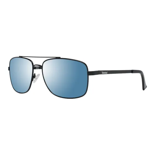 Timberland Metal Aviator Sunglasses Men's Black