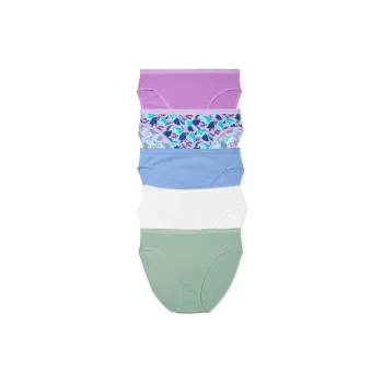 Victoria's Secret PINK 5-Pack Stretch Cotton High-Leg Brief Panties SM Underpants Women's 5 Pack Multicolor