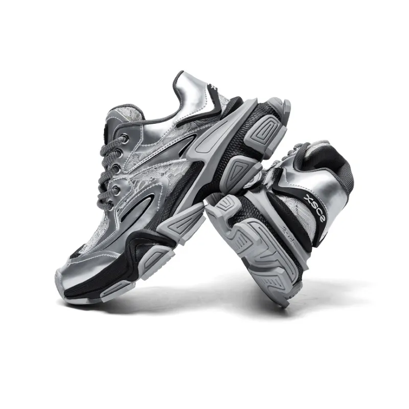 CHERYKALLY Durable Breathable Coverage Low-Top Chunky Sneakers Women's-4