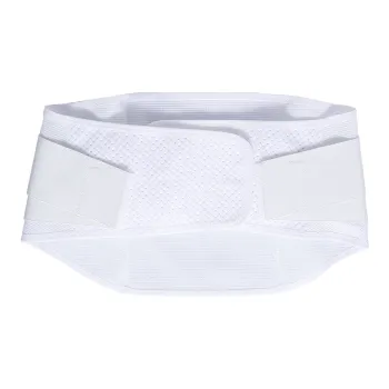 SIGMAX Back Support Braces Running Badminton Breathable Protective Rehabilitation White Elastane Polyester Unisex