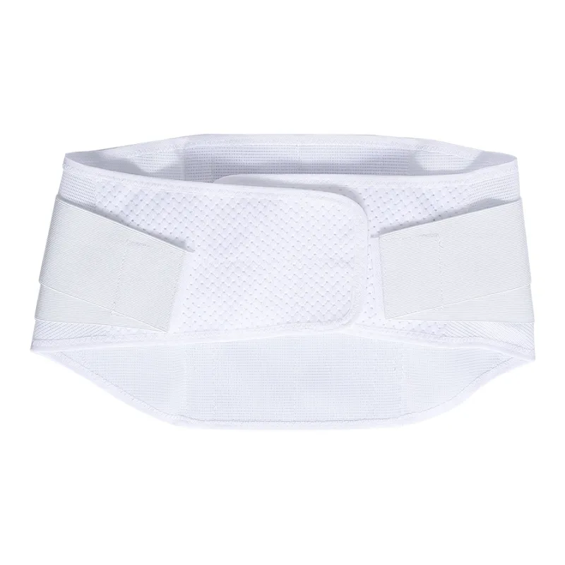 SIGMAX Back Support Braces Running Badminton Breathable Protective Rehabilitation White Elastane Polyester Unisex-0