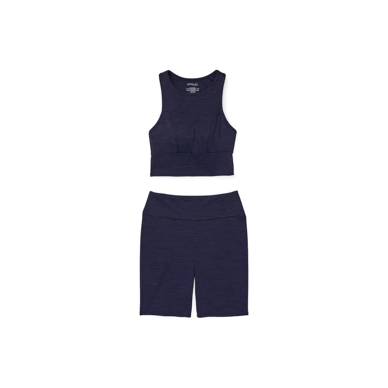 Victoria's Secret PINK ADORE ME Allie Tank & Shorts Set/EB Pajama Set Women's Late Blue-0