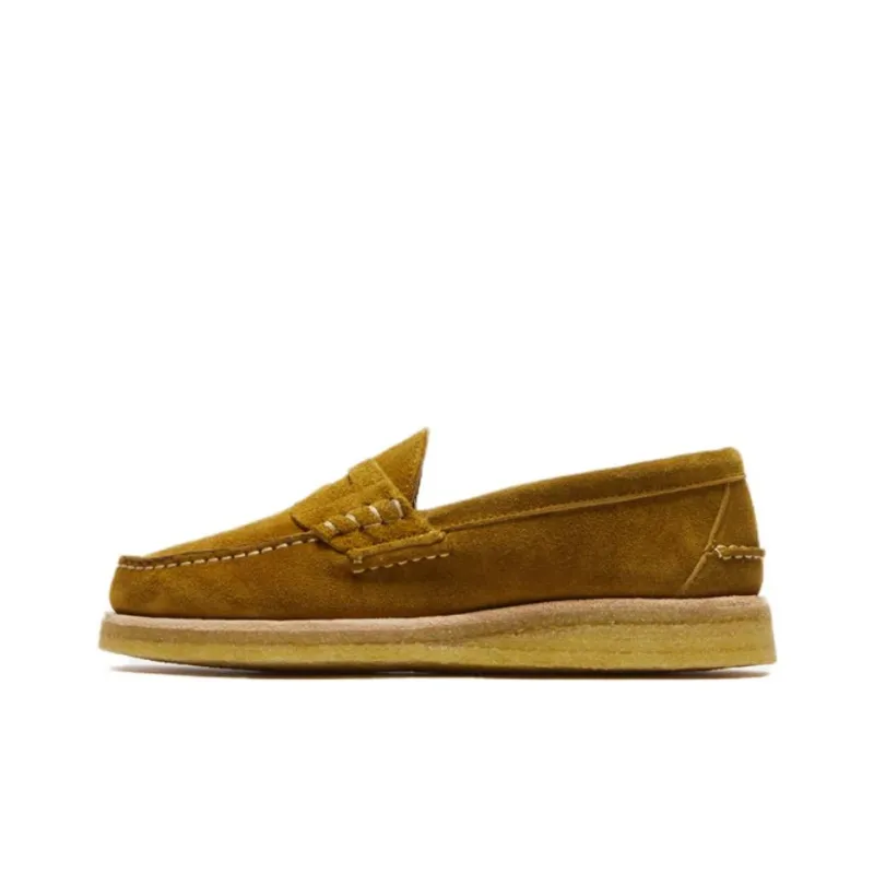YUKETEN Loafers Men's Yellow Brown-0