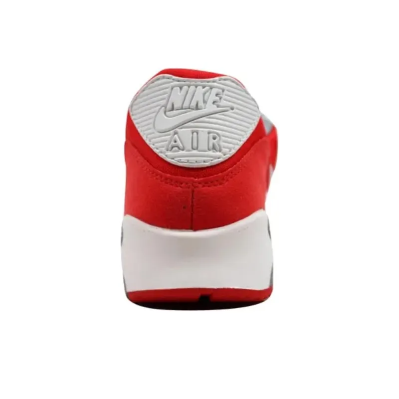Nike Air Max 90 White/White Challenge Red Medium Grey Women's-3