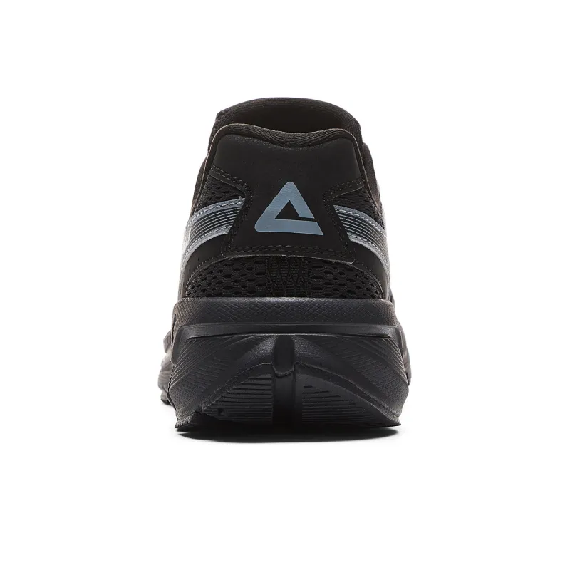 PEAK Shock Absorbers Slip Resistant, Abrasion Resistant, Breathable Low Top Running Shoes Men's Black Dove Gray-4