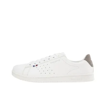Le Coq Sportif Cushioning Anti-Slip And Wear-Resistant Low-Top Casual Running Shoes Unisex White Gray