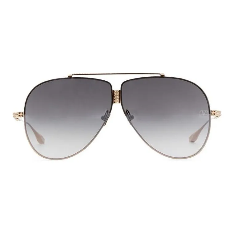 Valentino Aviator Sunglasses Unisex Gold-1