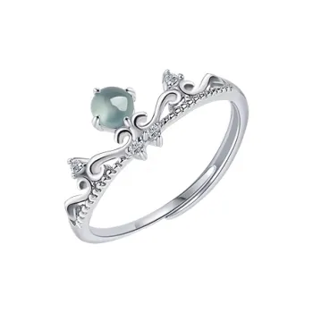 With The Heart Of The Jade Glutinous Jade Rings Women's