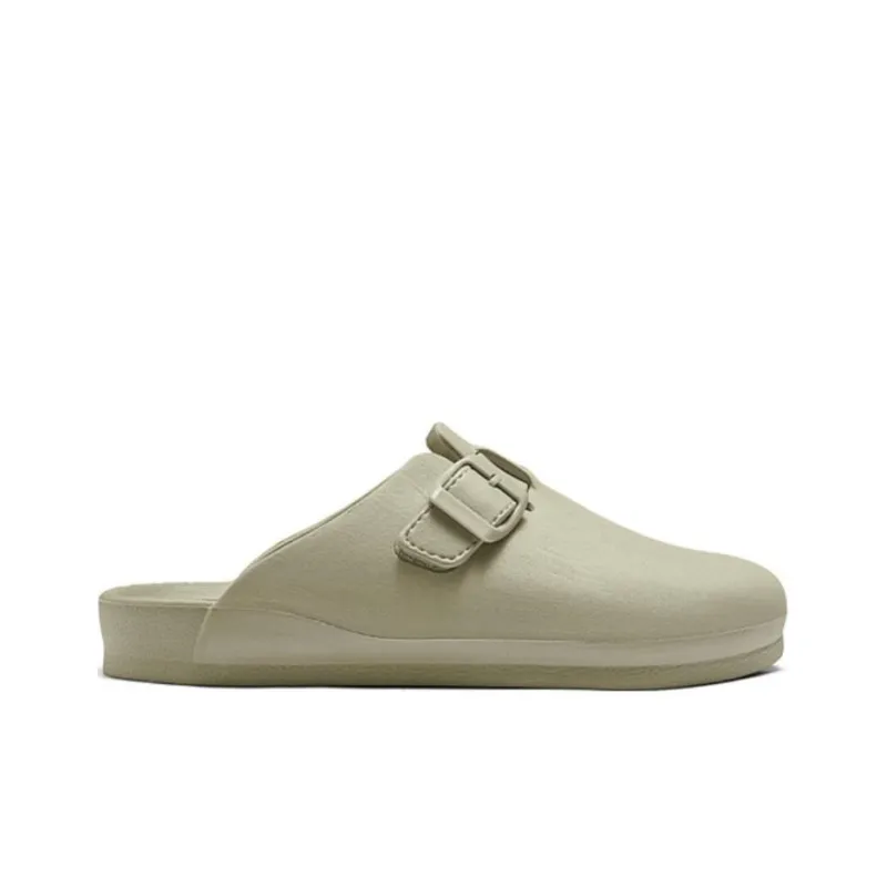 Skechers Quiet Quick Dry Slide Slippers Men's Gray White-1