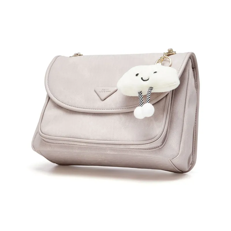 JOSINY Pu Commute Crossbody Bag, Shoulder Bag Regular Women's Gray Blue/Cameo Brown Purple-7