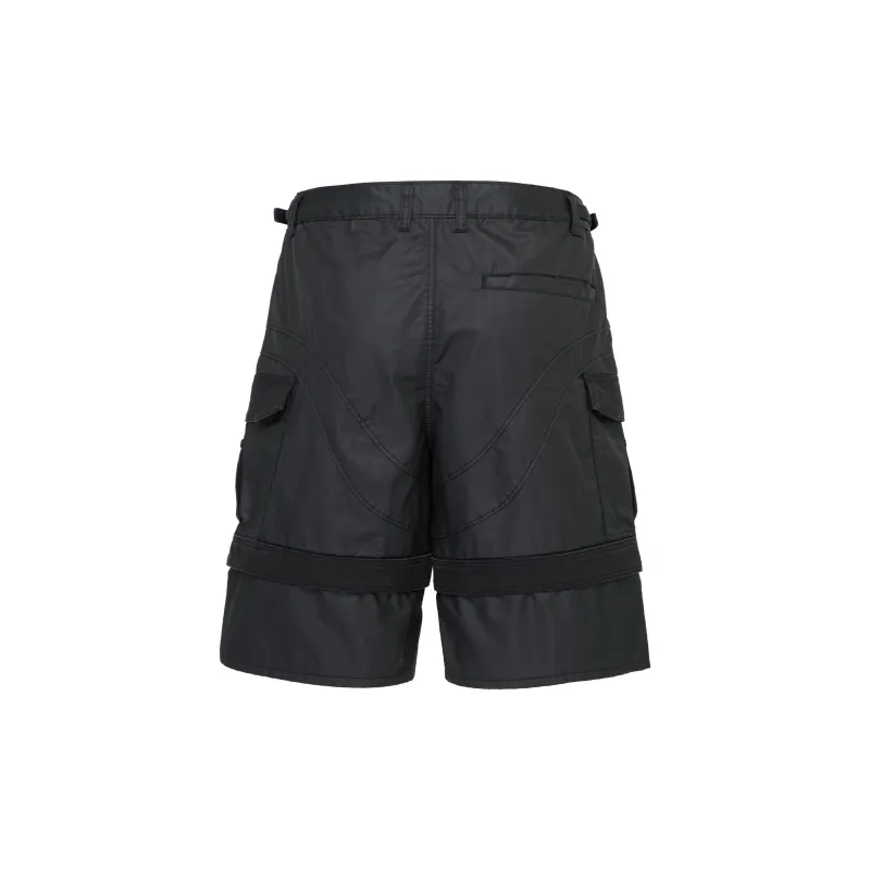 FIRE 2 COLD EGO Cargo Shorts Unisex Black-1