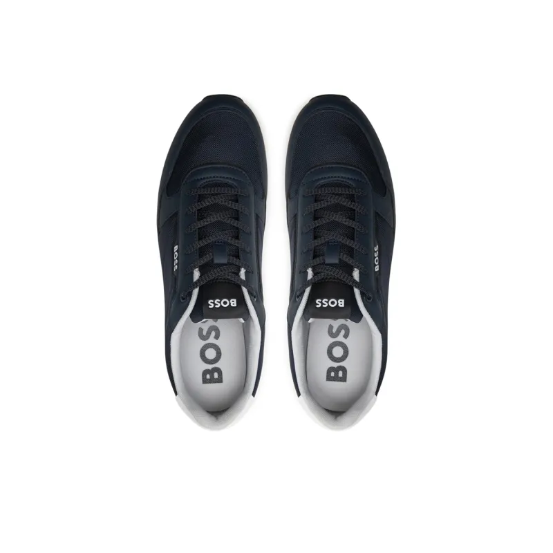 BOSS Panelled Logo-print Sneakers-4