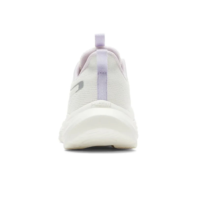 PEAK Cushioning Abrasion Resistant Breathable Slip Resistant Low Top Running Shoes Women's Beige Light Purple-4